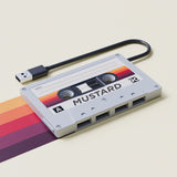 Mustard Retro Hub Multi-Coloured