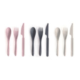 isGift Wheat Straw Travel Cutlery Set CDU 18pcs/3 Assorted