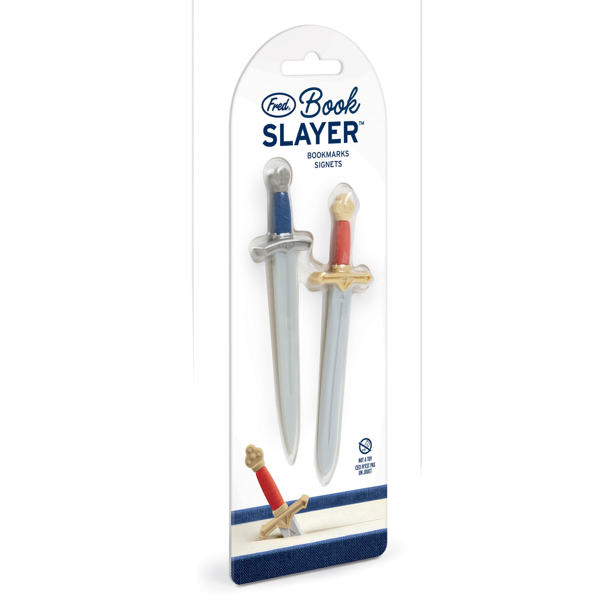Fred Bookslayer Bookmarks - 2pcs Set Multi-Coloured